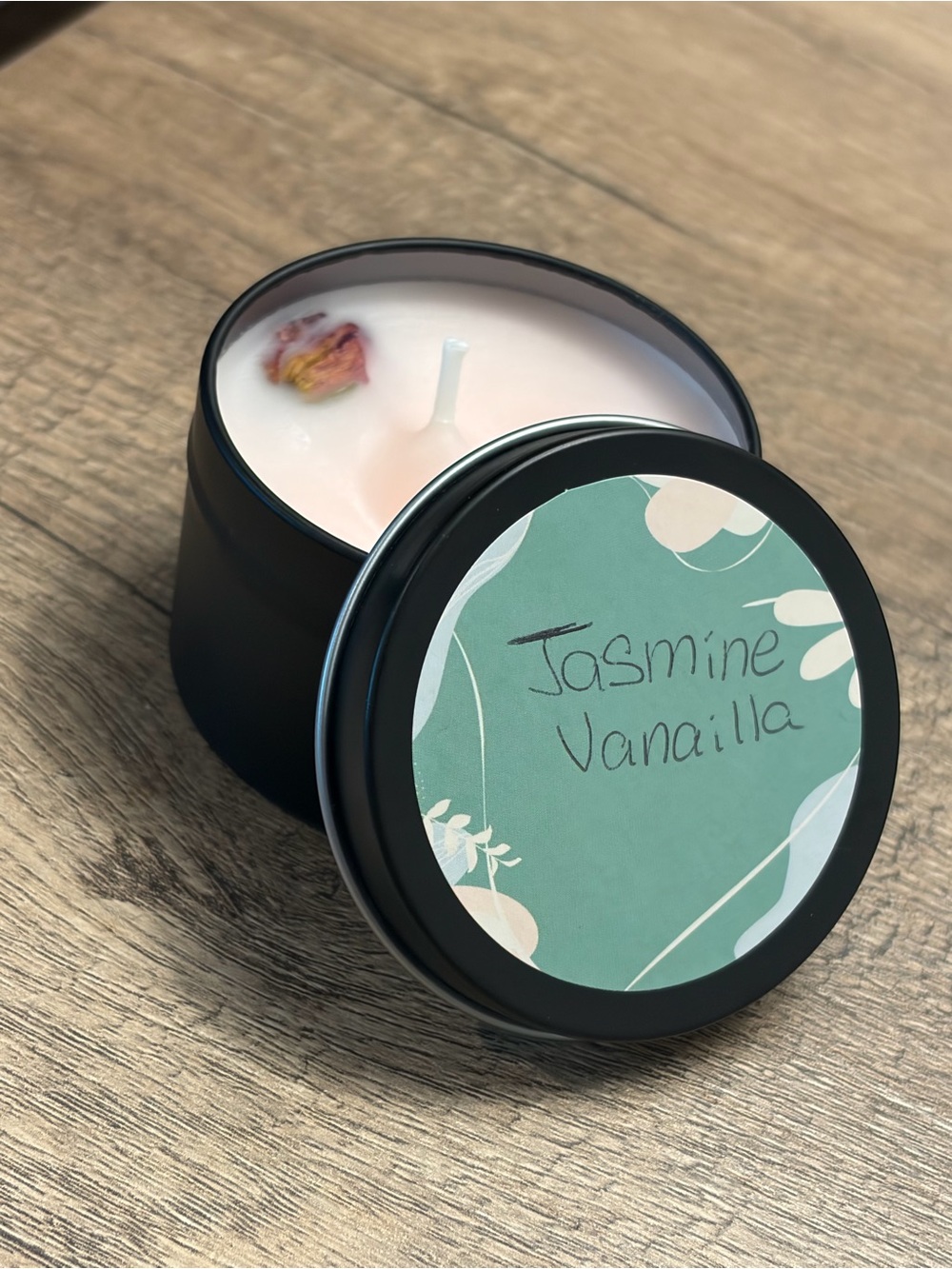 Others Follow Black Tin Jasmine Vanilla Scented Candle